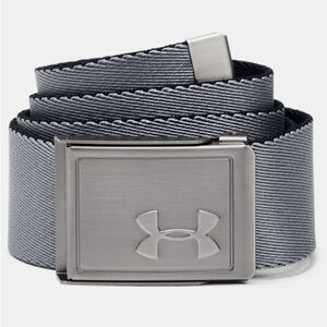 Under Armour Silver and Gray Men's Belt
